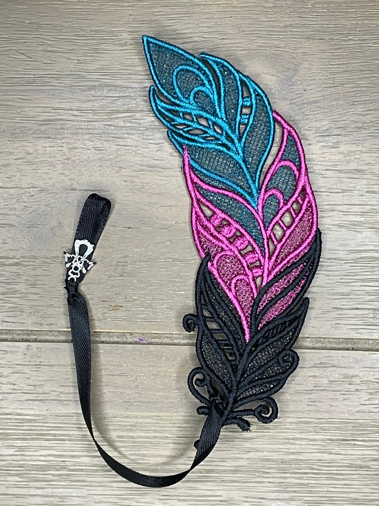 Limited Edition "Butcher-Blackbird-Leather-Lark" Feather Bookmark