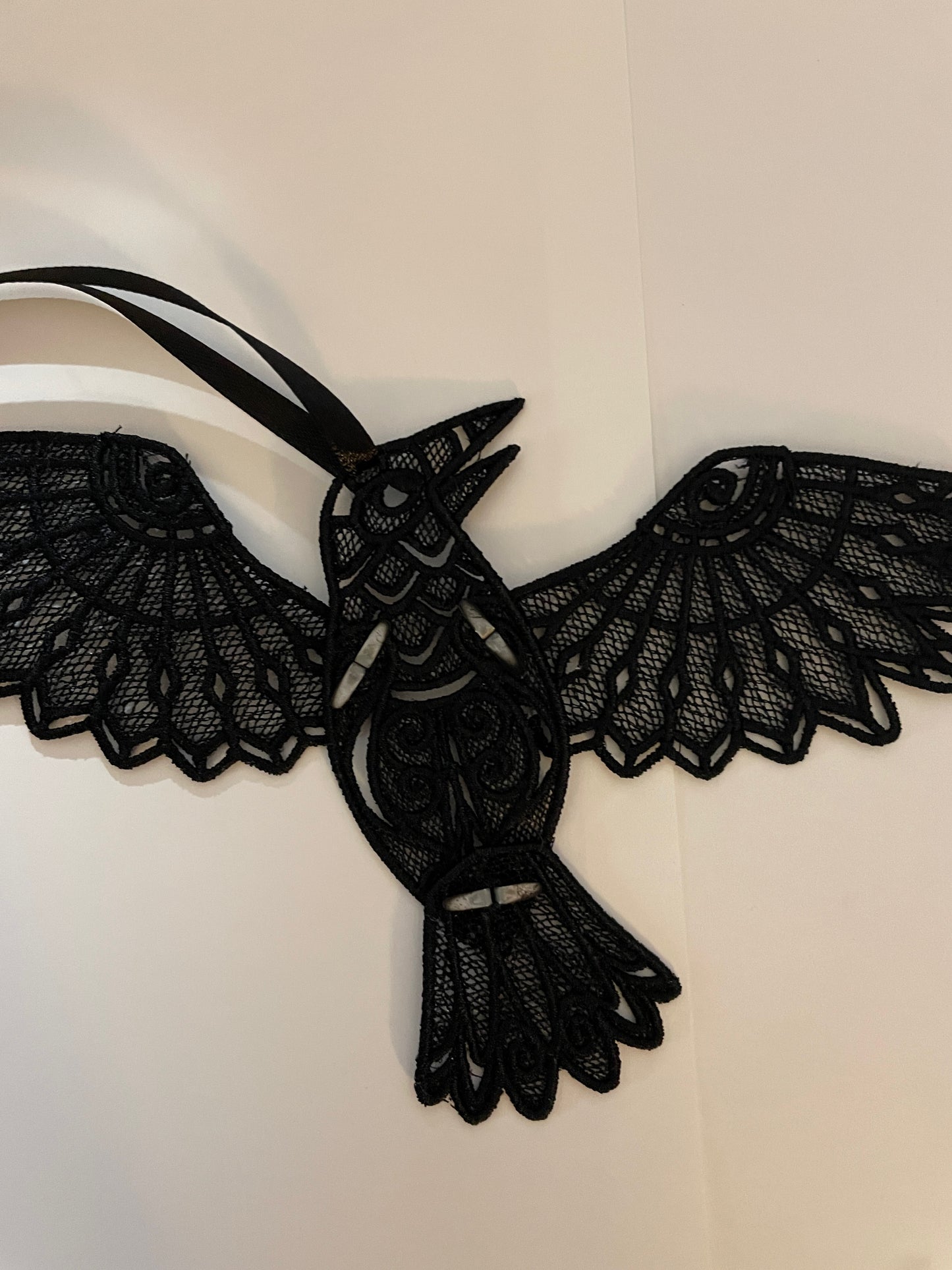 NEW! Black Raven Ornament