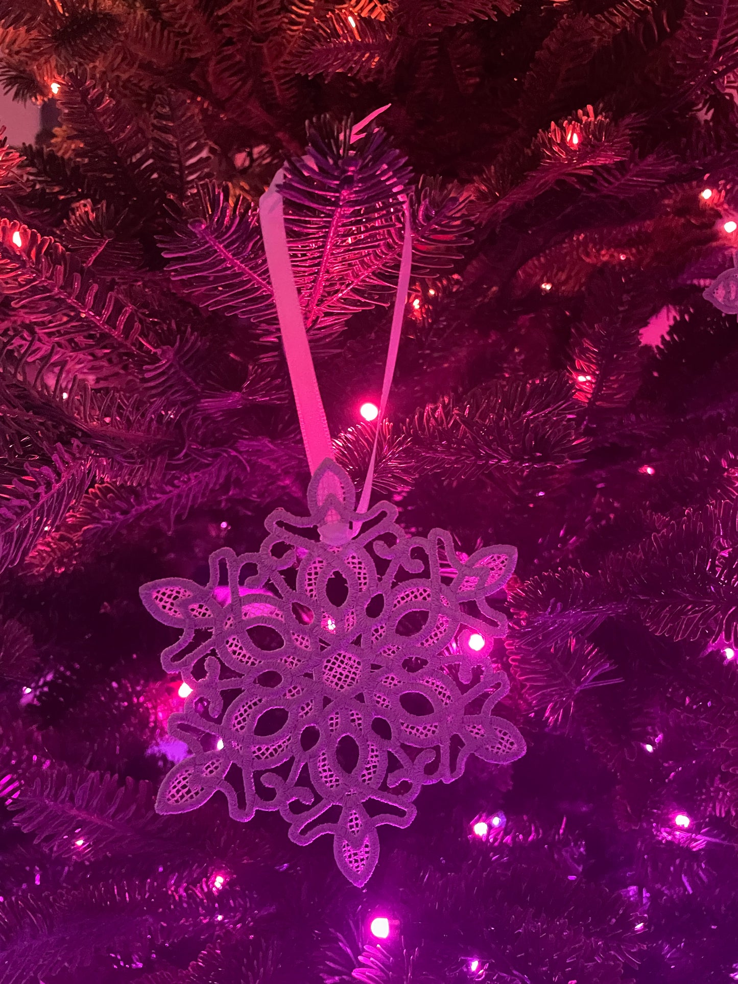 NEW! Enchanted Lace Snowflake Ornament