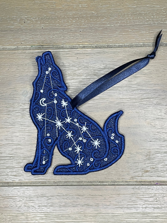 NEW! Constellation Wolf Ornament or Bookmark