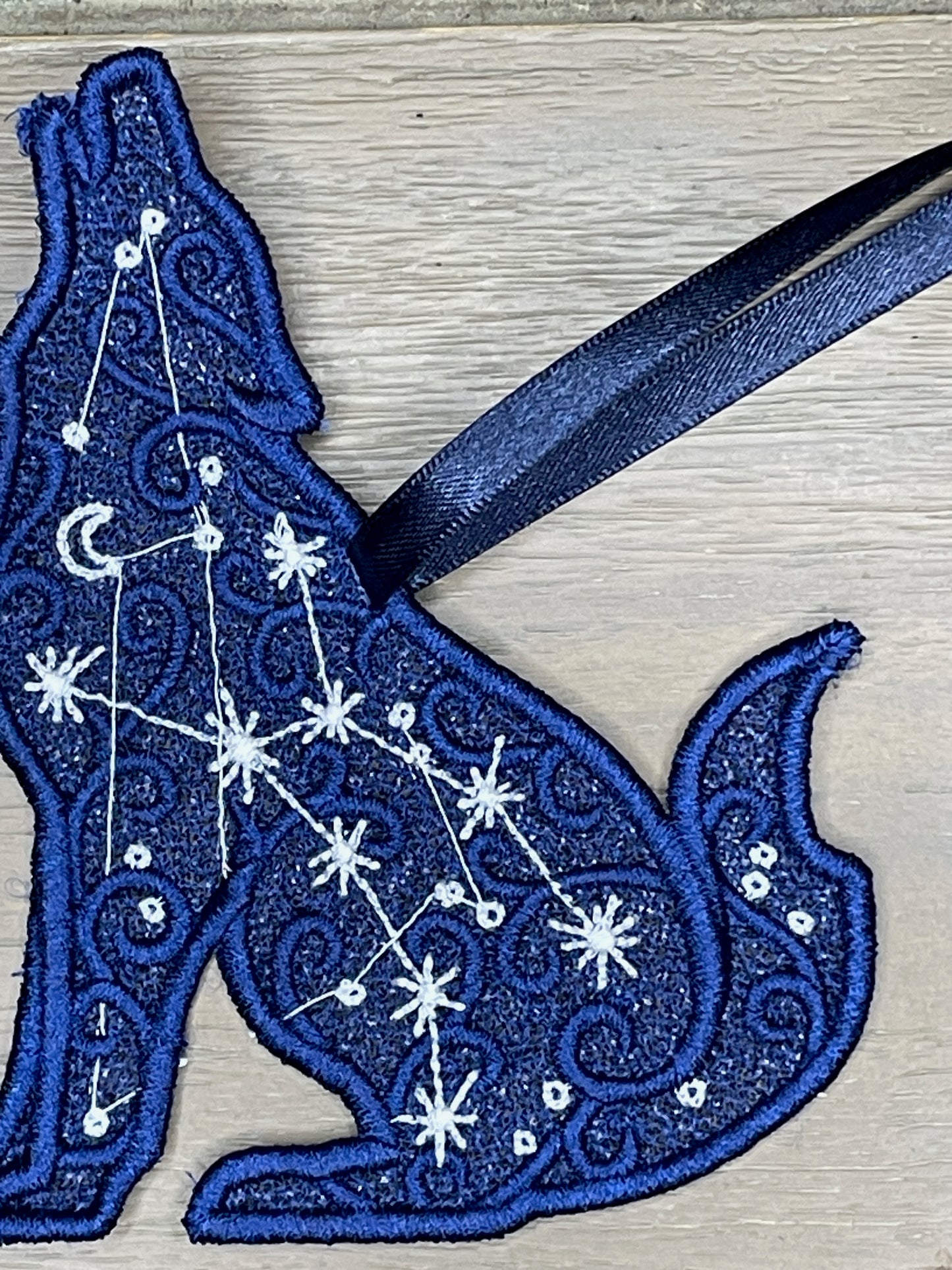 NEW! Constellation Wolf Ornament or Bookmark